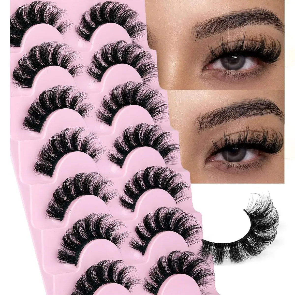 EYDEVRO Mink Wispy Lashes for R&B Tour 2026 concert