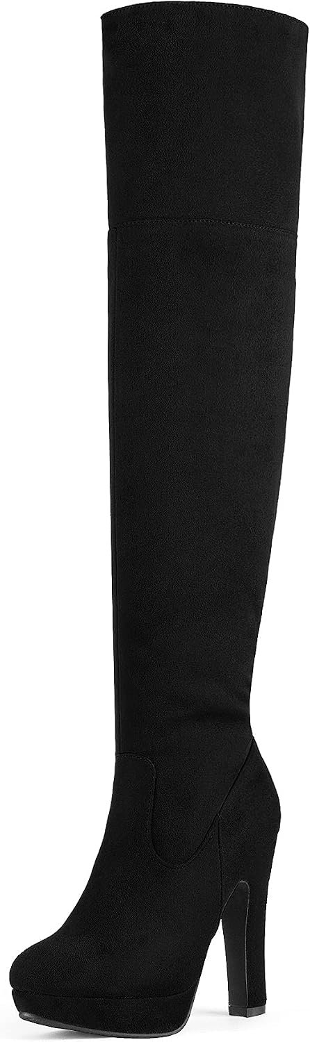 DREAM PAIRS high platform boots for R&B Tour 2026 concert