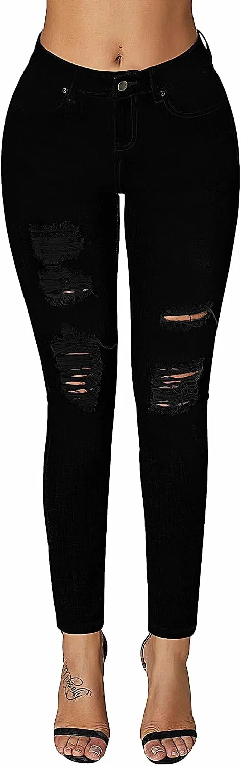 Roswear Ripped Skinny Jeggings for R&B Tour 2026 concert
