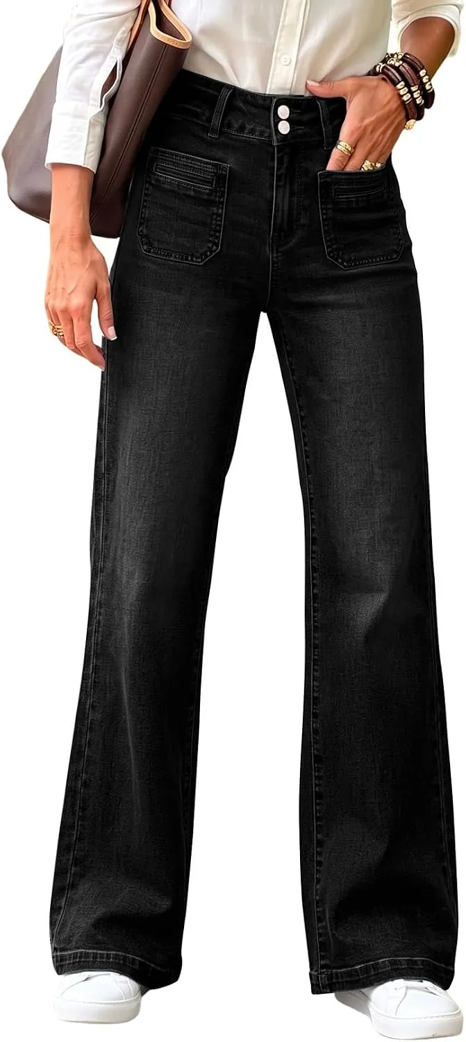 Sidefeel wide leg denim jeans for R&B Tour 2026 concert