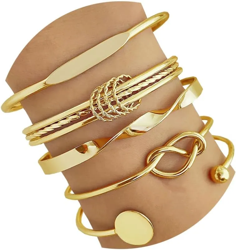 IFKM Gold Bangle Set for R&B Tour 2026 concert
