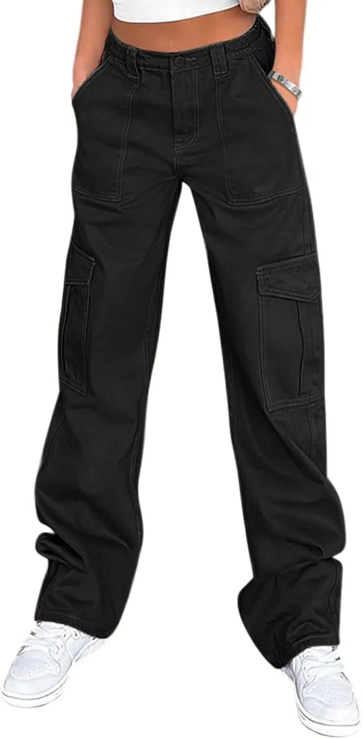 Y2K low rise cargo pants for R&B Tour concert outfit
