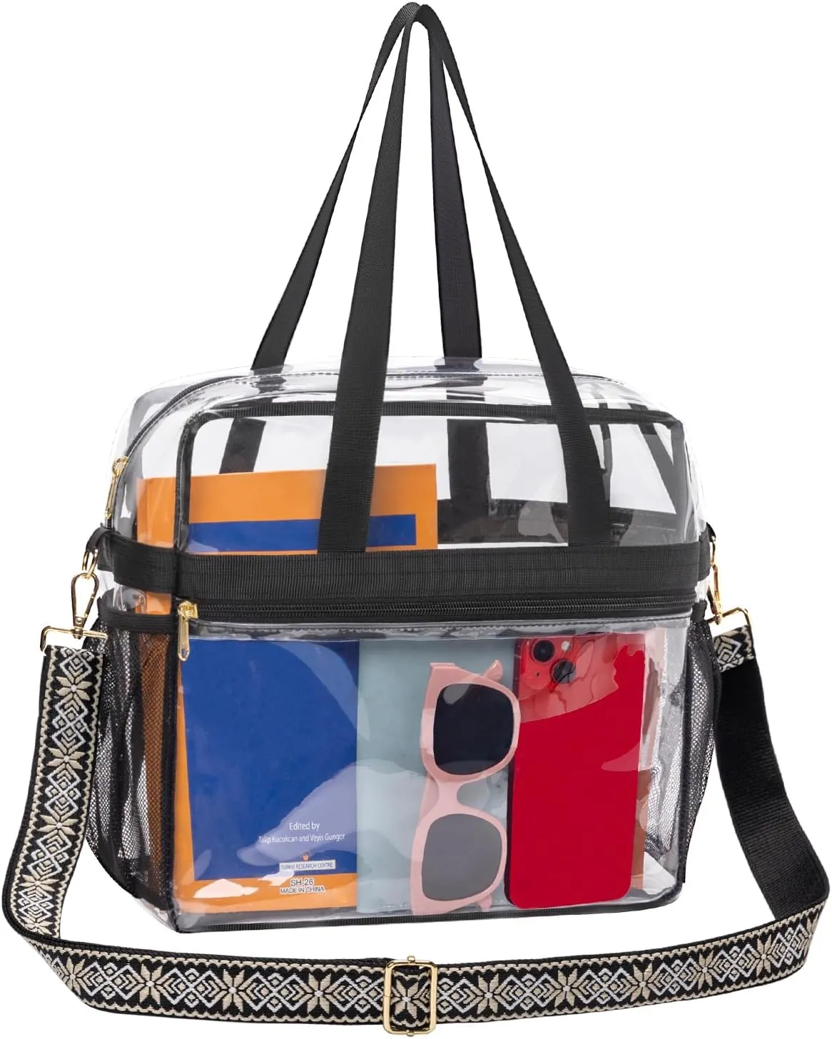 Clear Tote Bag - grown and sexy R&B concert look