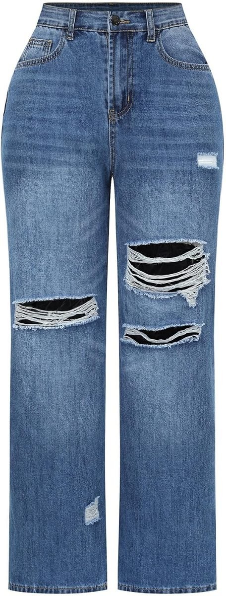 THUNDER STAR High Waist Wide Leg Jeans for R&B Tour 2026 concert