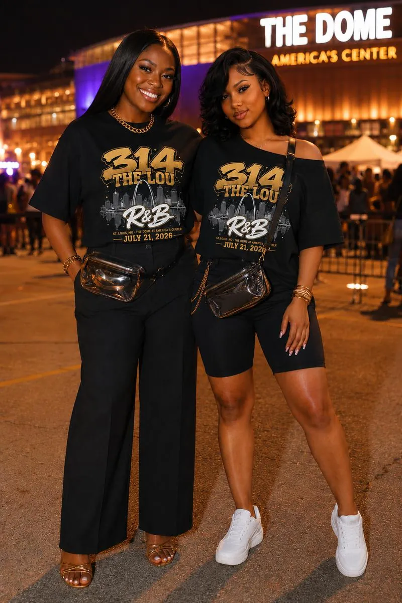 314 The Lou R&B Mississippi River St. Louis concert tee July 21 2026 The Dome