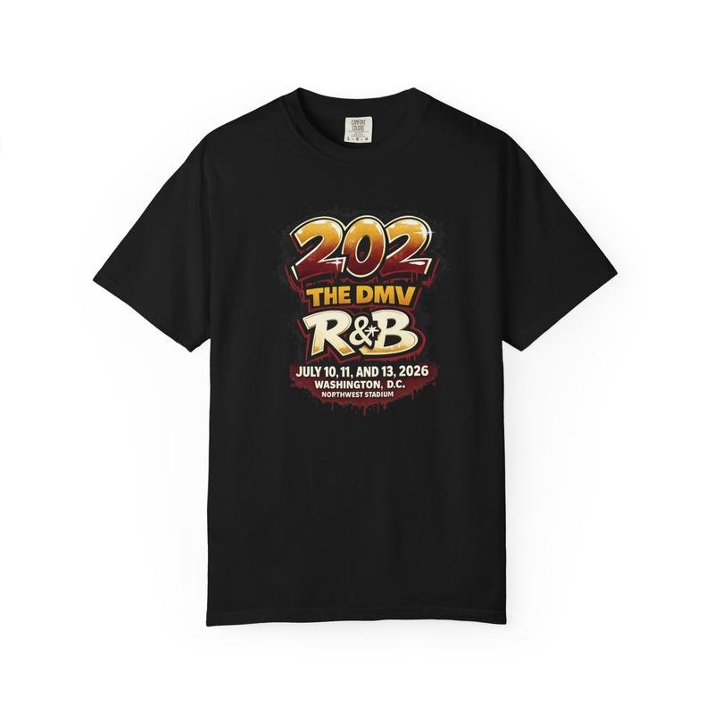 202 The DMV concert tee Washington DC R&B Tour 2026