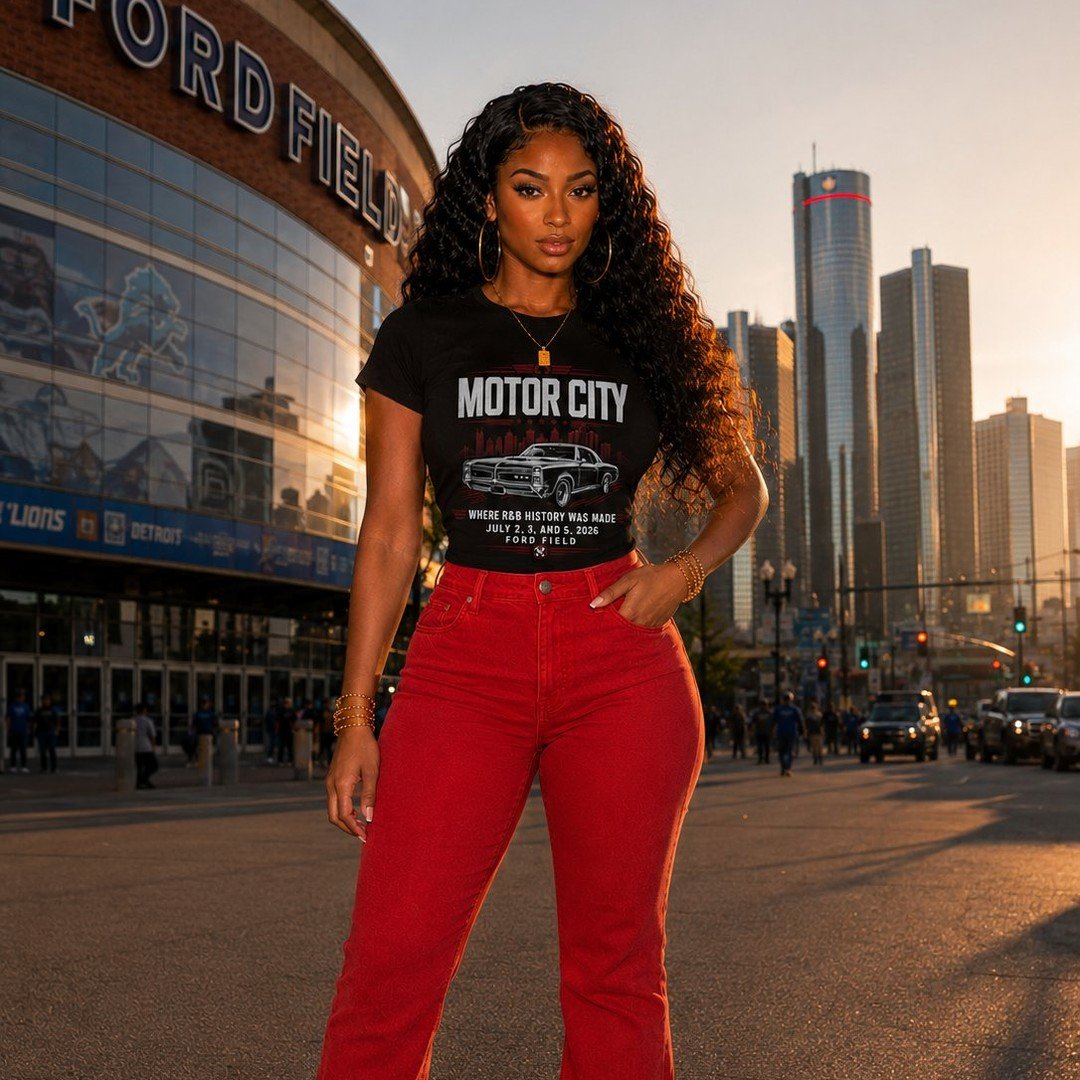 Motor City Detroit Concert Tee July 2 3 5 2026 Ford Field stadium shirt