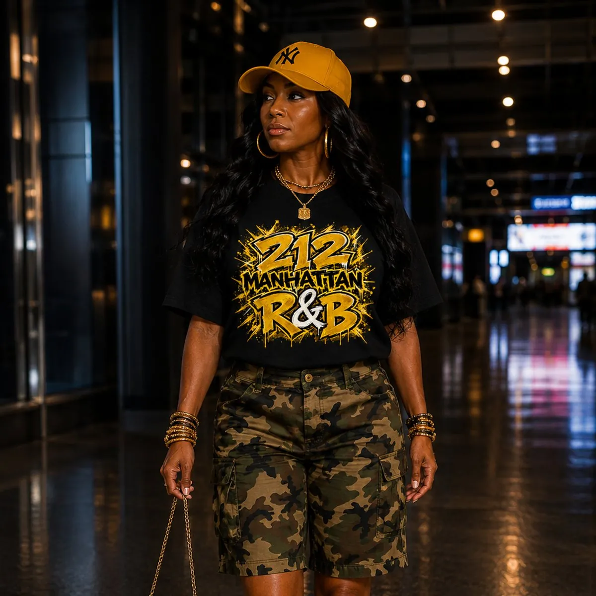 212 Manhattan R&B concert tee for Black women MetLife Stadium New York October 2026