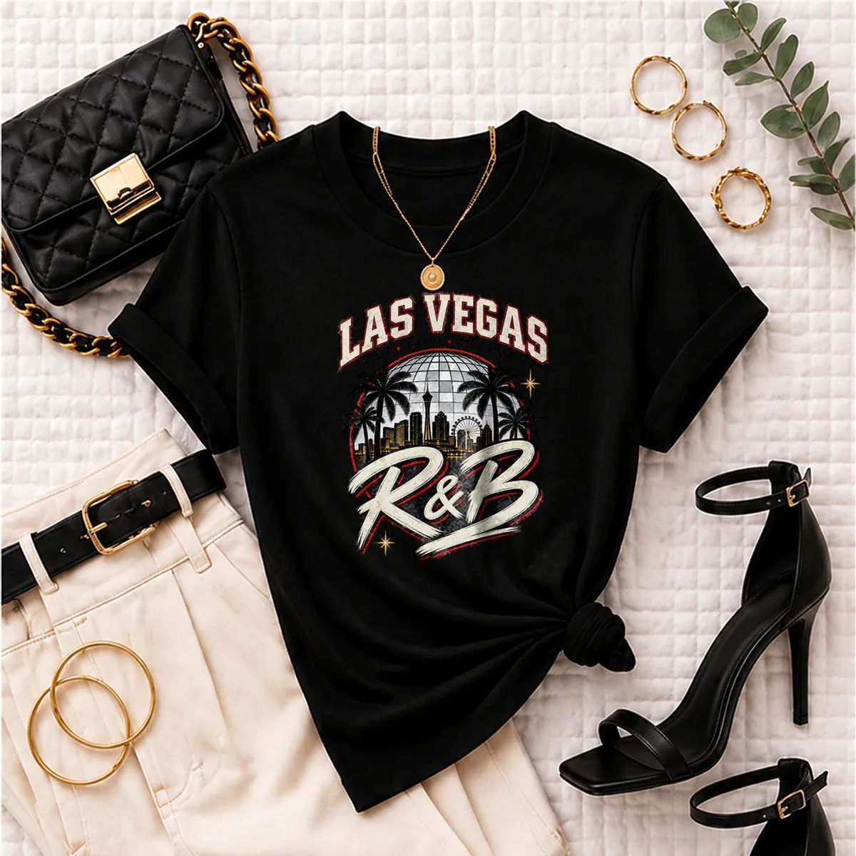 Las Vegas Music Lights Good Vibes Tee - Allegiant Stadium 2026