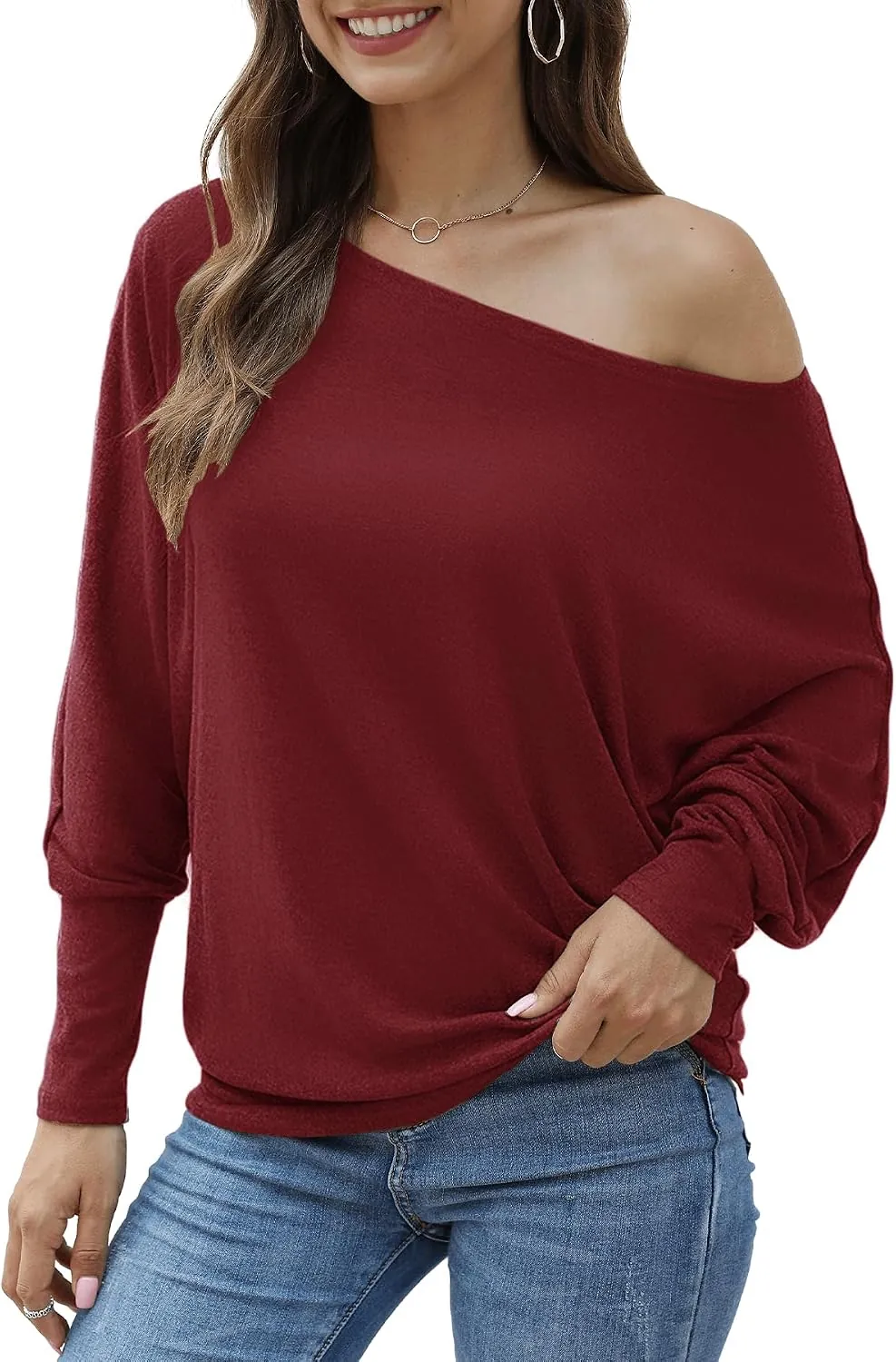 Aifer Off Shoulder Batwing for R&B Tour 2026 concert
